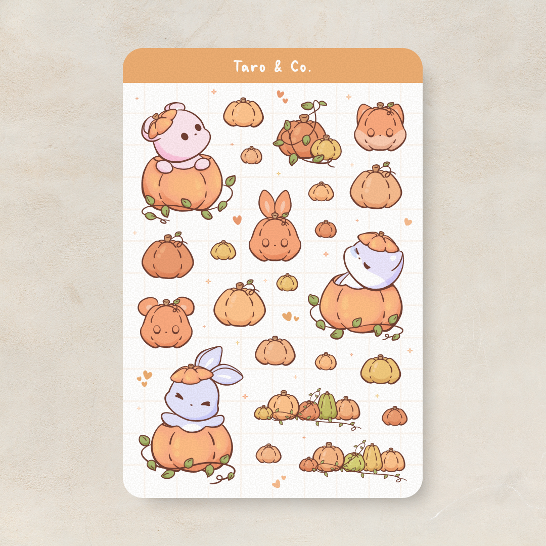 Pumpkin Patch Sticker Sheet
